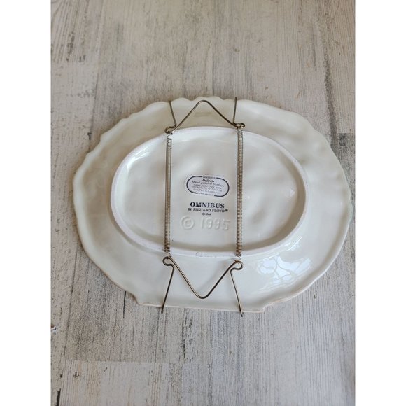 Fitz Floyd 1995 small serving plate Easter Bunny‎ Bountiful bunnies - Picture 7 of 8